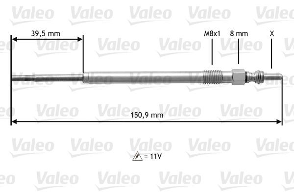 VALEO 345174: Gløderør