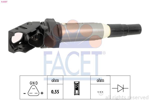 FACET 9.6507: Süütepool Made in Italy - OE Equivalent