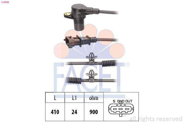 FACET 9.8106: Ritė, uždegimas Made in Italy - OE Equivalent