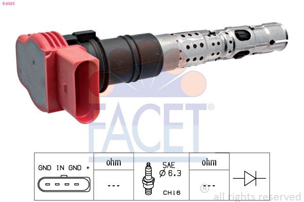 FACET 9.6333: Süütepool Made in Italy - OE Equivalent