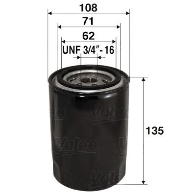VALEO 586059: Eļļas filtrs