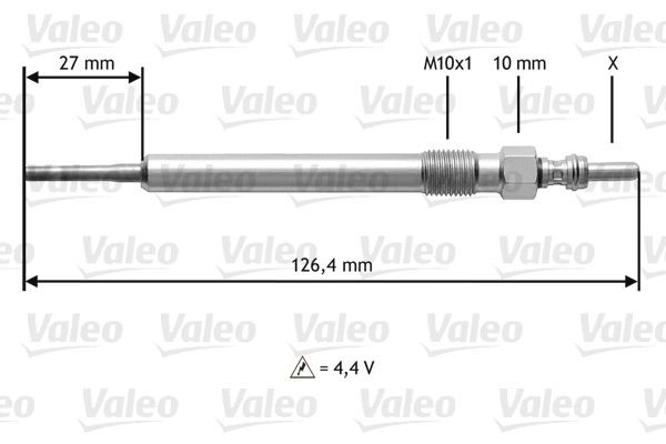 VALEO 345183: Bujie incandescenta