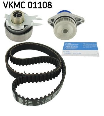 SKF VKMC 01108: Ūdenssūknis + Zobsiksnas komplekts Zobu skaits: 132