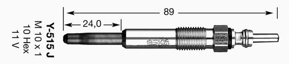 NGK 1019: Gløderør