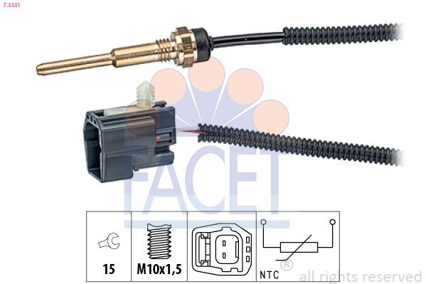 FACET 7.6031: Rückfahrschalter Made in Italy - OE Equivalent