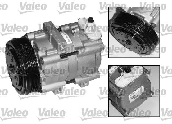 VALEO 699048: Kliimakompressor PAG-kompressoriõliga, NEW ORIGINAL PART
