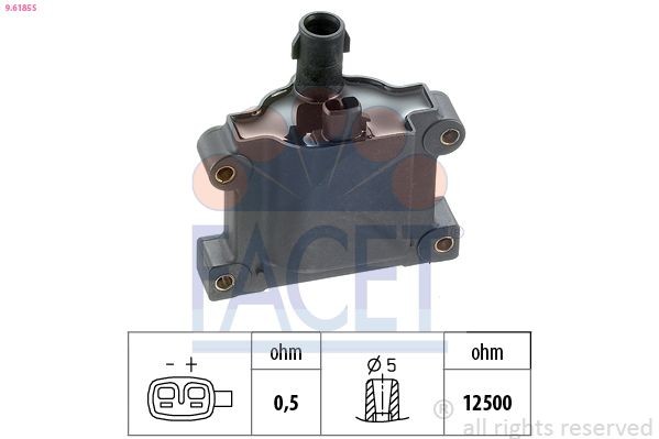 FACET 9.6185S: Süütepool Made in Italy - OE Equivalent