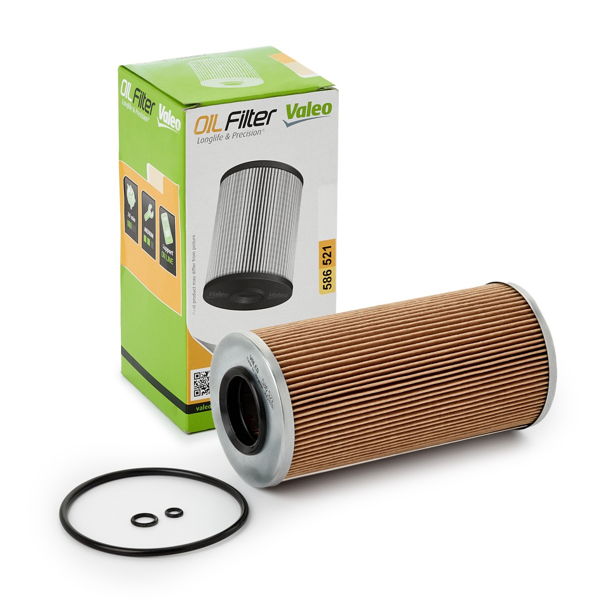 VALEO 586521: Eļļas filtrs ar blīvi