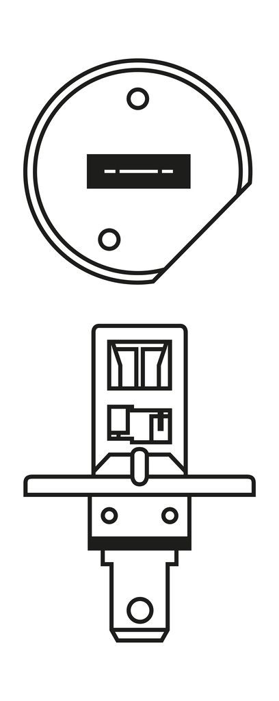 BOSCH 1 987 301 073: Glödlampa, fjärrstrålkastare Plus 90 12V, 55W, H1