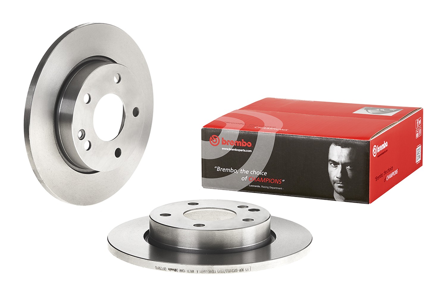 BREMBO 08.7358.10: Disco de freno PRIME LINE Ø: 260mm, macizo, Ø: 260mm, con tornillos