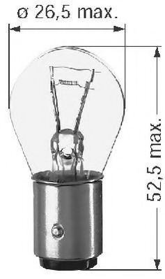 BERU 0500312211 Rücklicht-Birne