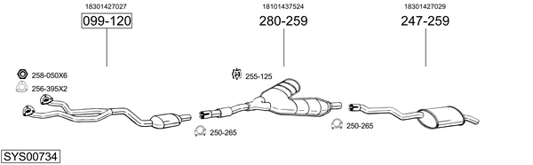 BOSAL 148-965: Lõppsummuti
