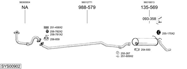 BOSAL 154-971: Lõppsummuti