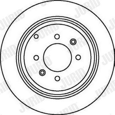 JURID 562038J: Piduriketas Ø: 240mm, täis, Ø: 240mm, õlitatud, ilma kruvideta