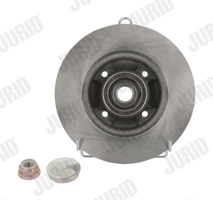 JURID 562376J: Disco de freno Ø: 240mm, macizo, Ø: 240mm, aceitado, con anillo sensor ABS, con cojinete rueda