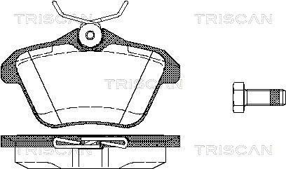 TRISCAN 8110 12003: Piduriklotsid