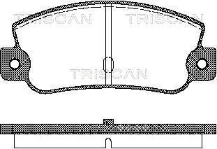 TRISCAN 8110 15993: Bremseklodser