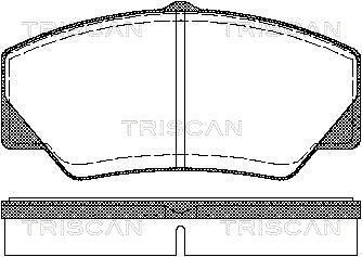 TRISCAN 8110 16844: Piduriklotsid