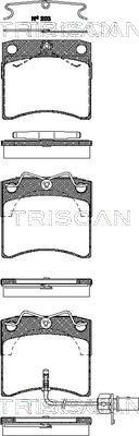 TRISCAN 8110 29027: Piduriklotsid