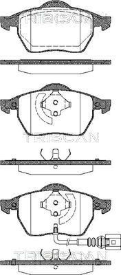 TRISCAN 8120 69104: Bromsskiva Ø: 215mm, full, Ø: 215mm
