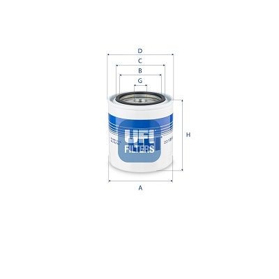 UFI 23.185.00 Ölfilter