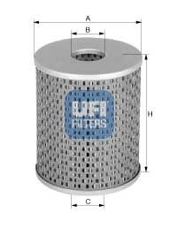 UFI 26.601.00: Degvielas filtrs