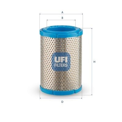 UFI 27.736.00: Gaisa filtrs