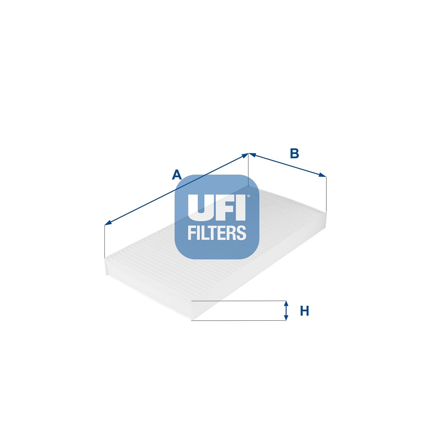 UFI 53.045.00: Filtrs, Salona telpas gaiss Daļiņu filtrs