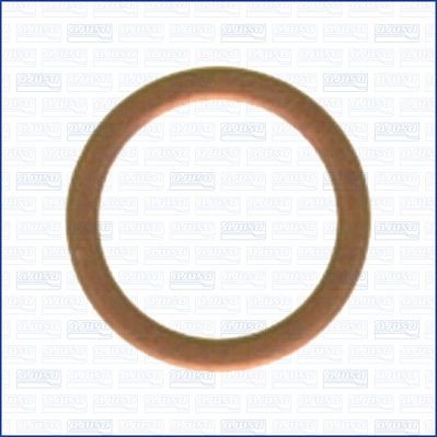 AJUSA 21012500: Pakningsring, olieaftapningsskrue Kobber, Innendurchmesser: 14mm