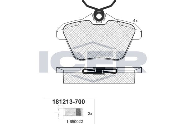 ICER 181213-700: Piduriklotsid
