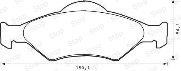 STOP 571996S: Piduriklotsid ilma lisavarustuseta