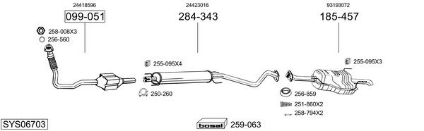 BOSAL 282-209: Lõppsummuti