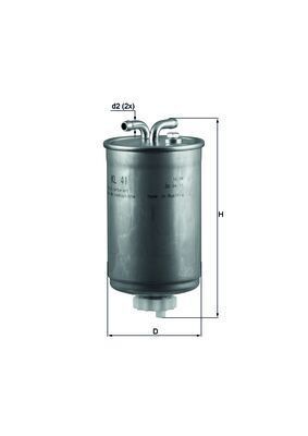 KNECHT KL 41: Brandstoffilter