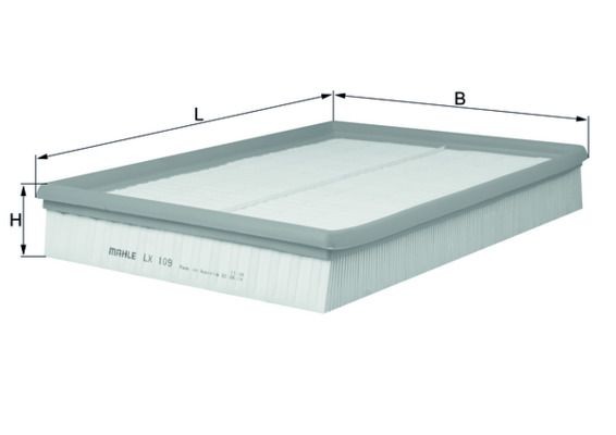 KNECHT LX 109: Gaisa filtrs