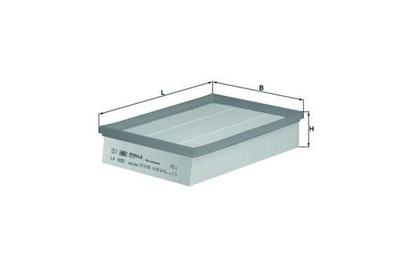 KNECHT LX 229: Gaisa filtrs