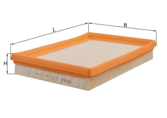 KNECHT LX 687: Vzduchový filtr
