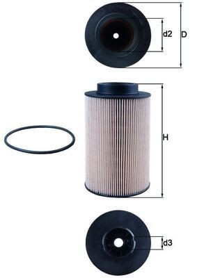KNECHT KX 191/1D: Filtro carburante