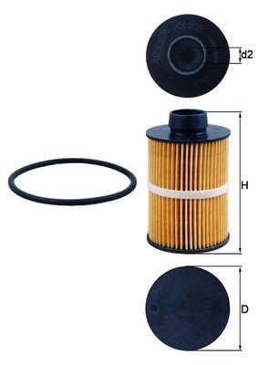 KNECHT KX 208D: Filtro carburante