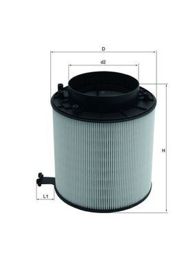 KNECHT LX 2091D: Gaisa filtrs