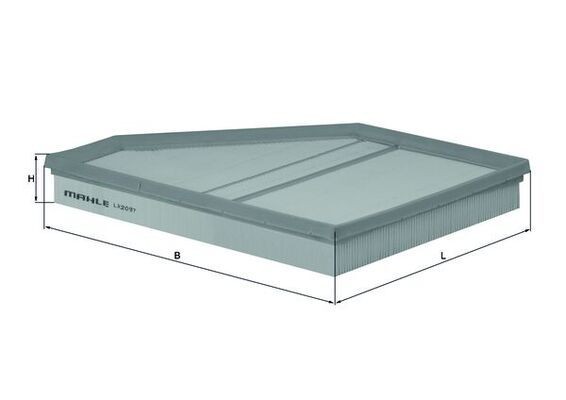 KNECHT LX 2097: Gaisa filtrs