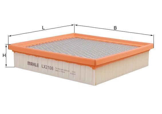 KNECHT LX 2108: Gaisa filtrs