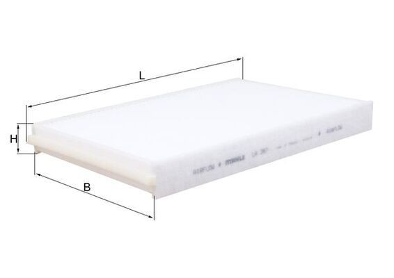 KNECHT LA 387: Filtre d'habitacle Filtre à particules