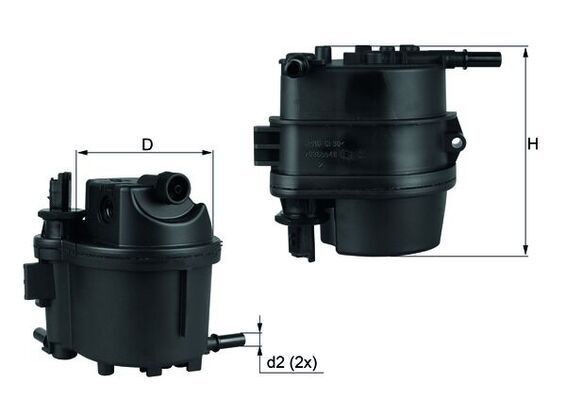 KNECHT KL 779: Brændstof-filter