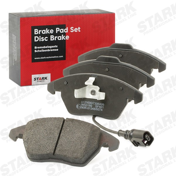 STARK SKAD-1008: Plăcuțe de frână punte fata, cu tabla anti scartait, cu clema piston