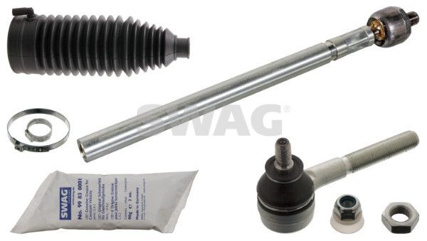 SWAG 62 93 9041: Biellette de direction avec graisse, avec colliers, avec machon