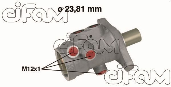 CIFAM 202-556: Pompa centrala, frana