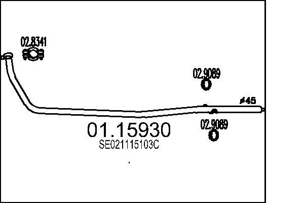 MTS 01.15930: Heitgaasitoru