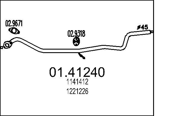 MTS 01.41240: Heitgaasitoru