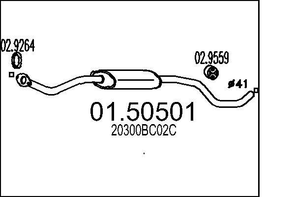MTS 01.50501: Toba esapament intermediara