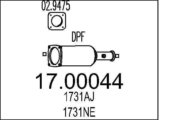 MTS 17.00044: Tahmafilter